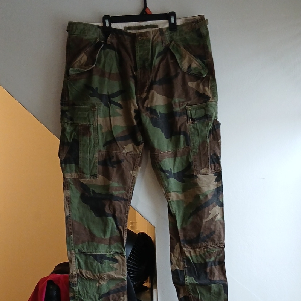 Polo by Ralph Lauren Green Camouflage Cargo Pants